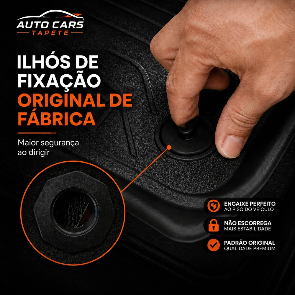 Ilhós de fixação original de fábrica