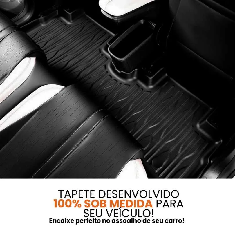 Tapete 100% sob medida para o veículo
